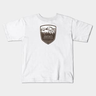 Great Smoky Mountains National Park Emblem Kids T-Shirt